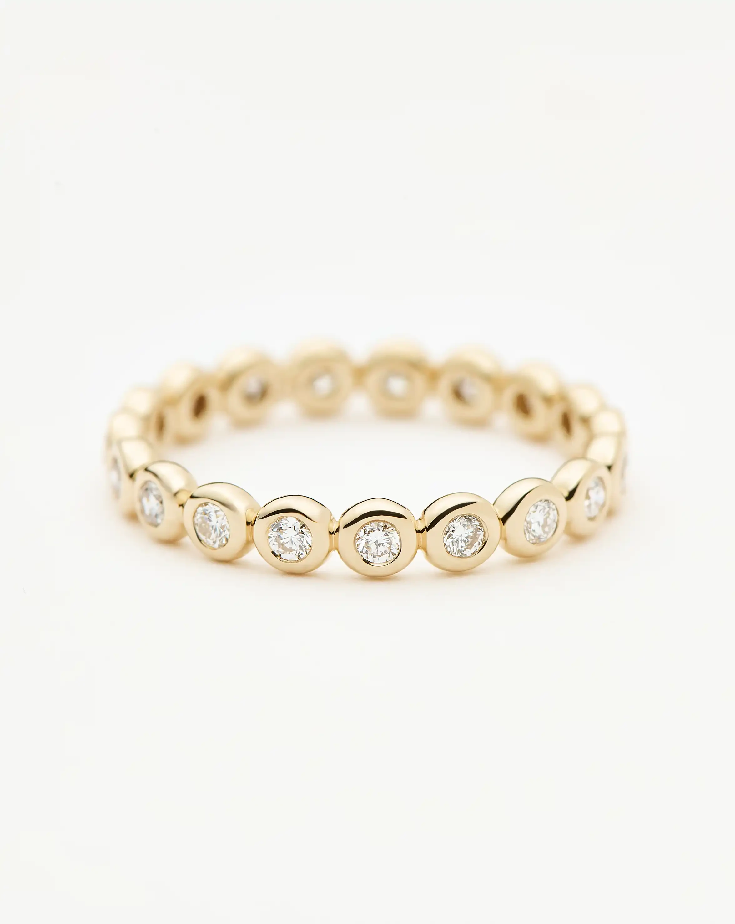 Fine Diamond Tennis Eternity Ring | 14ct Solid Gold Rings Missoma 