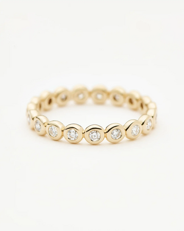 Fine Diamond Tennis Eternity Ring | 14ct Solid Gold Rings Missoma 