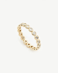 Fine Diamond Tennis Eternity Ring | 14ct Solid Gold Rings Missoma 
