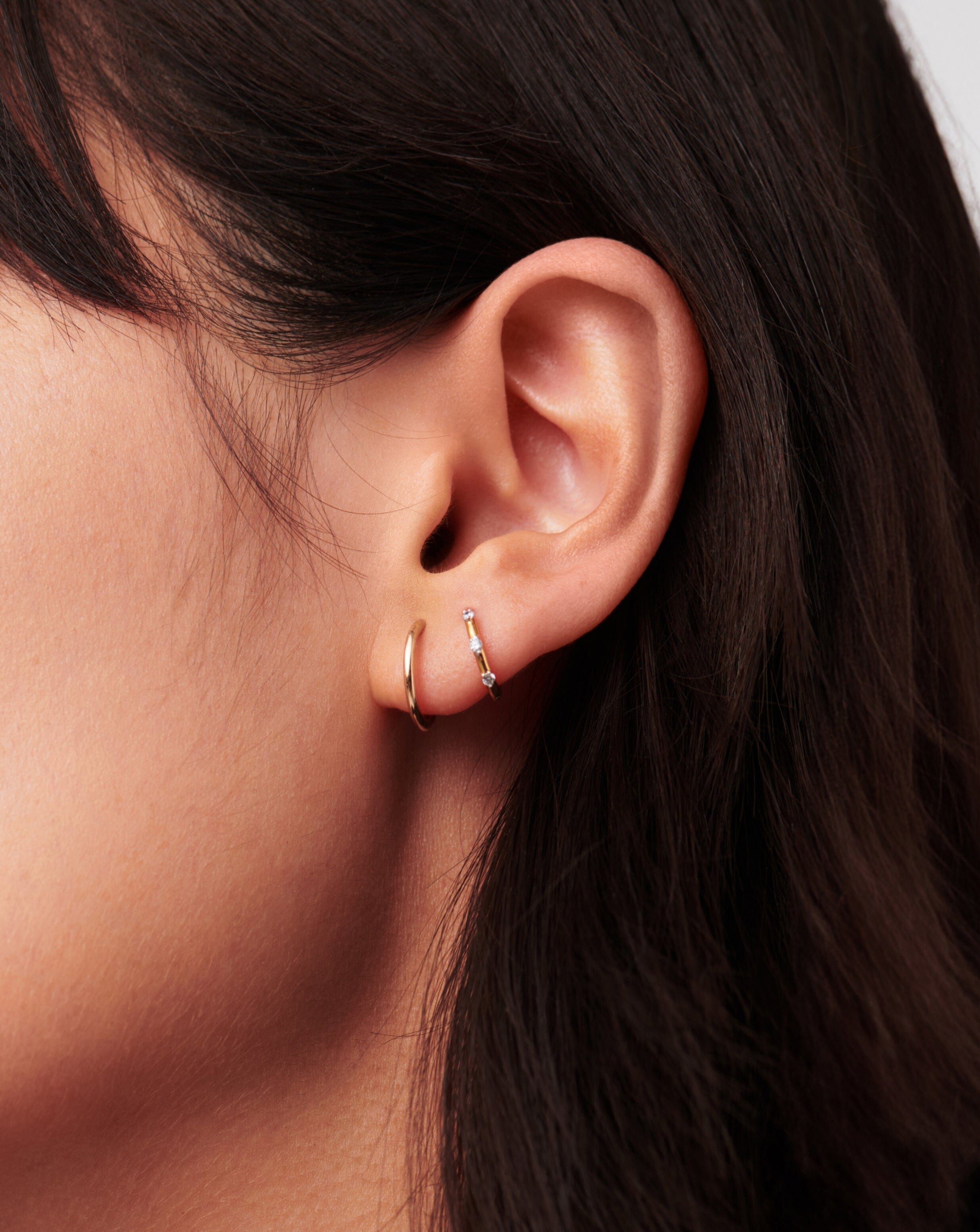 Fine Hoop Earring Set Layering Sets Missoma 