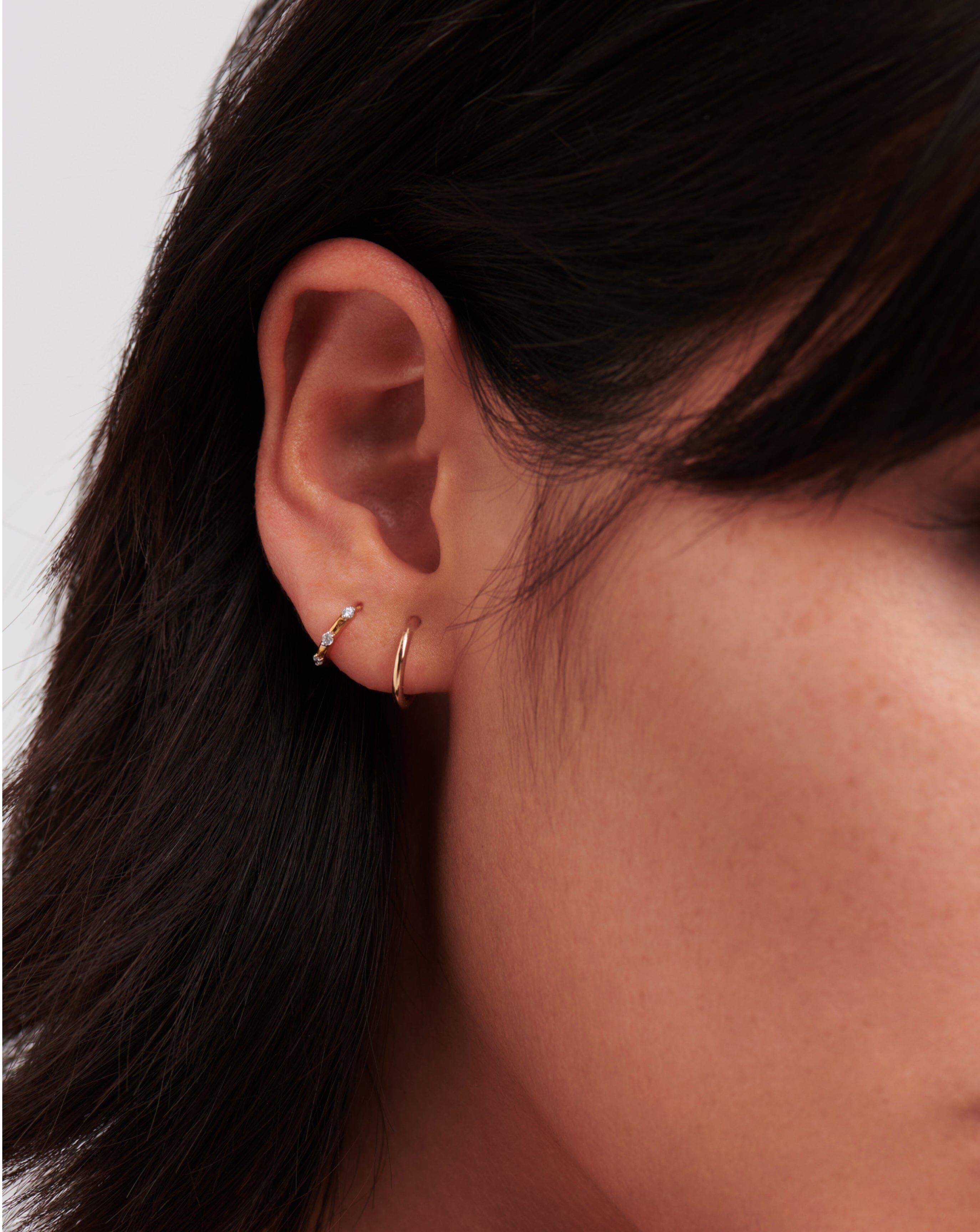 Fine Hoop Earring Set Layering Sets Missoma 