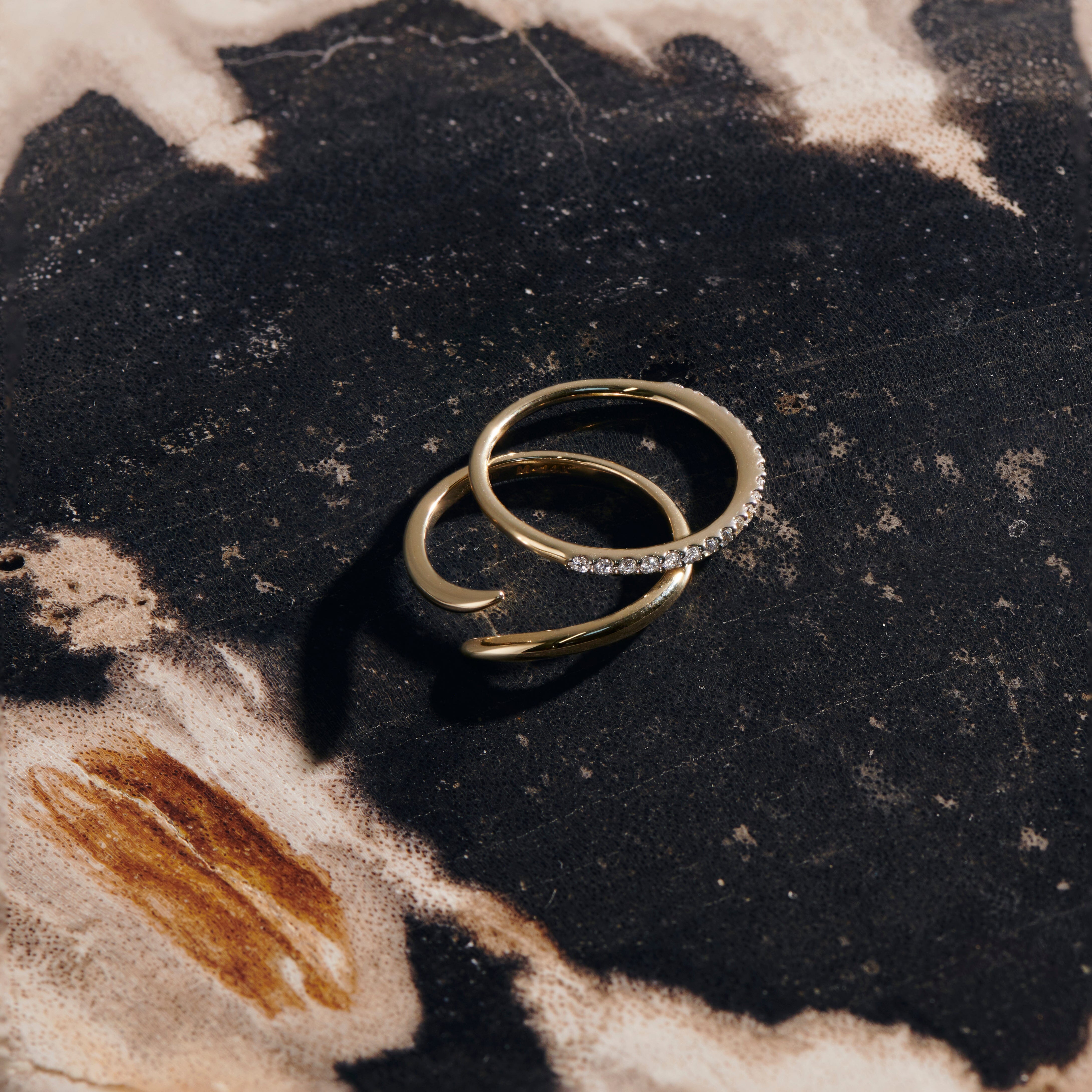 Fine Open Claw Ring | 14ct Solid Gold Rings Missoma 