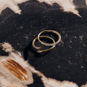 Fine Open Claw Ring - 14ct Solid Gold | Missoma