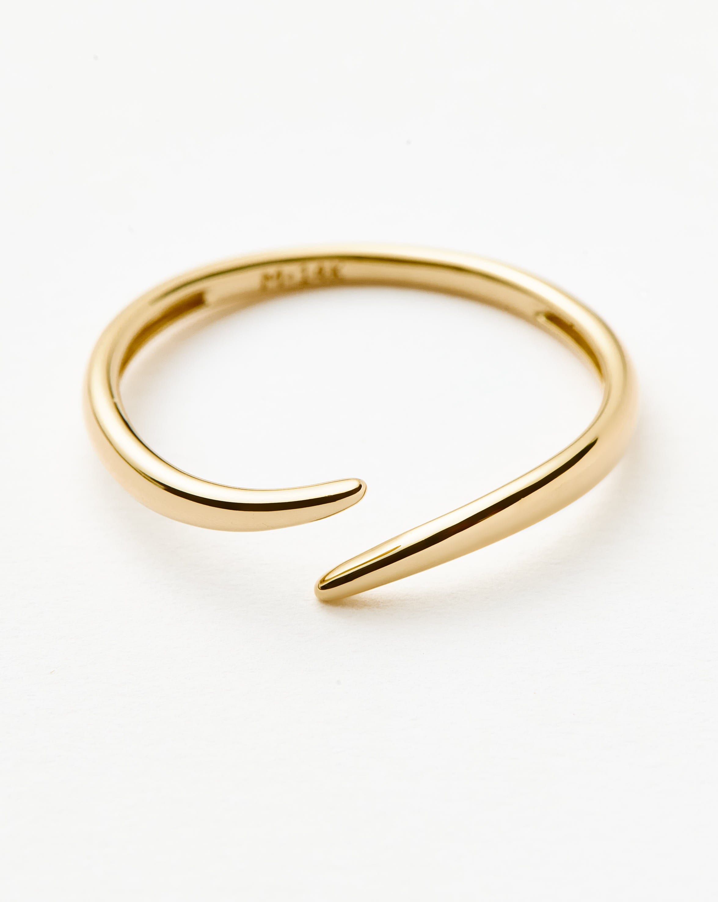 Fine Open Claw Ring | 14ct Solid Gold | Missoma