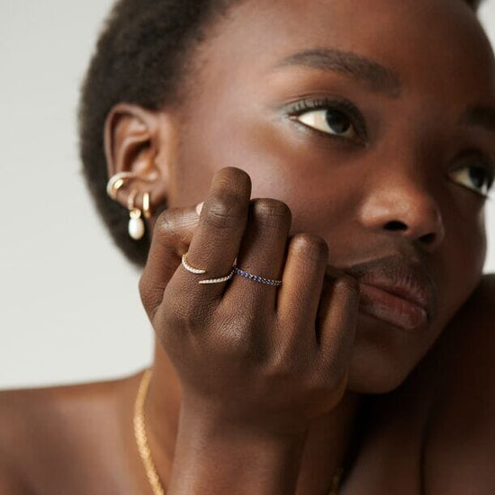 Fine Open Claw Ring | 14ct Solid Gold/Diamond Rings Missoma 