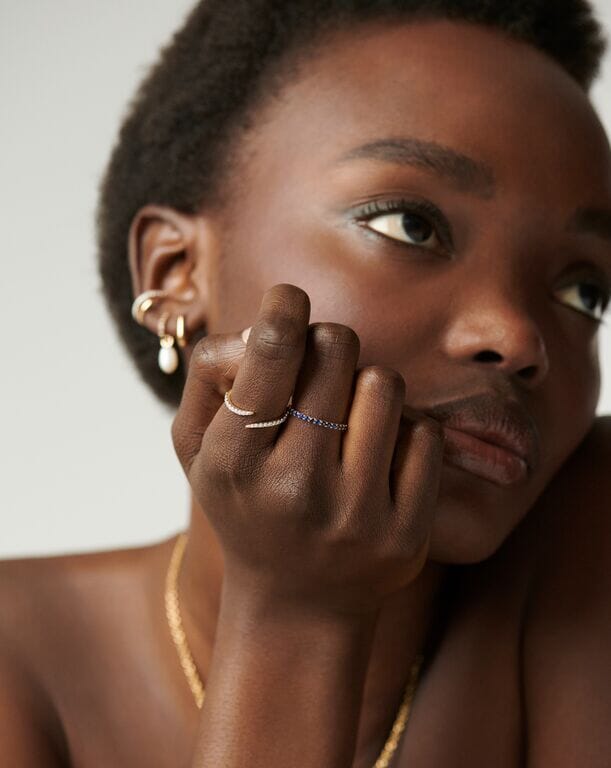 Fine Open Claw Ring | 14ct Solid Gold/Diamond Rings Missoma 