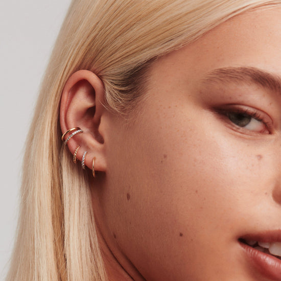 Fine Rope Huggies Earrings Missoma 