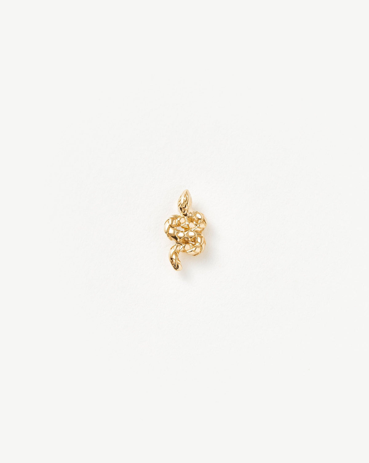 Fine Snake Single Stud Earring Earrings Missoma 