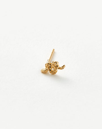 Fine Snake Single Stud Earring Earrings Missoma 