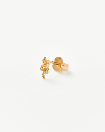 Fine Snake Single Stud Earring Earrings Missoma 