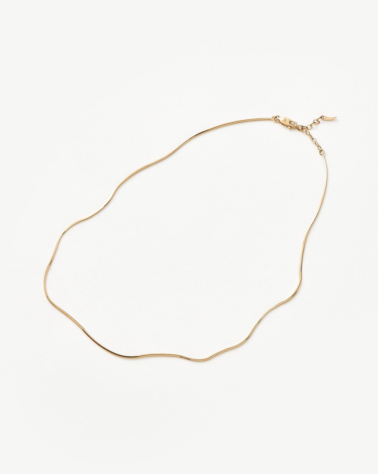 Fine Square Snake Chain Necklace Necklaces Missoma 