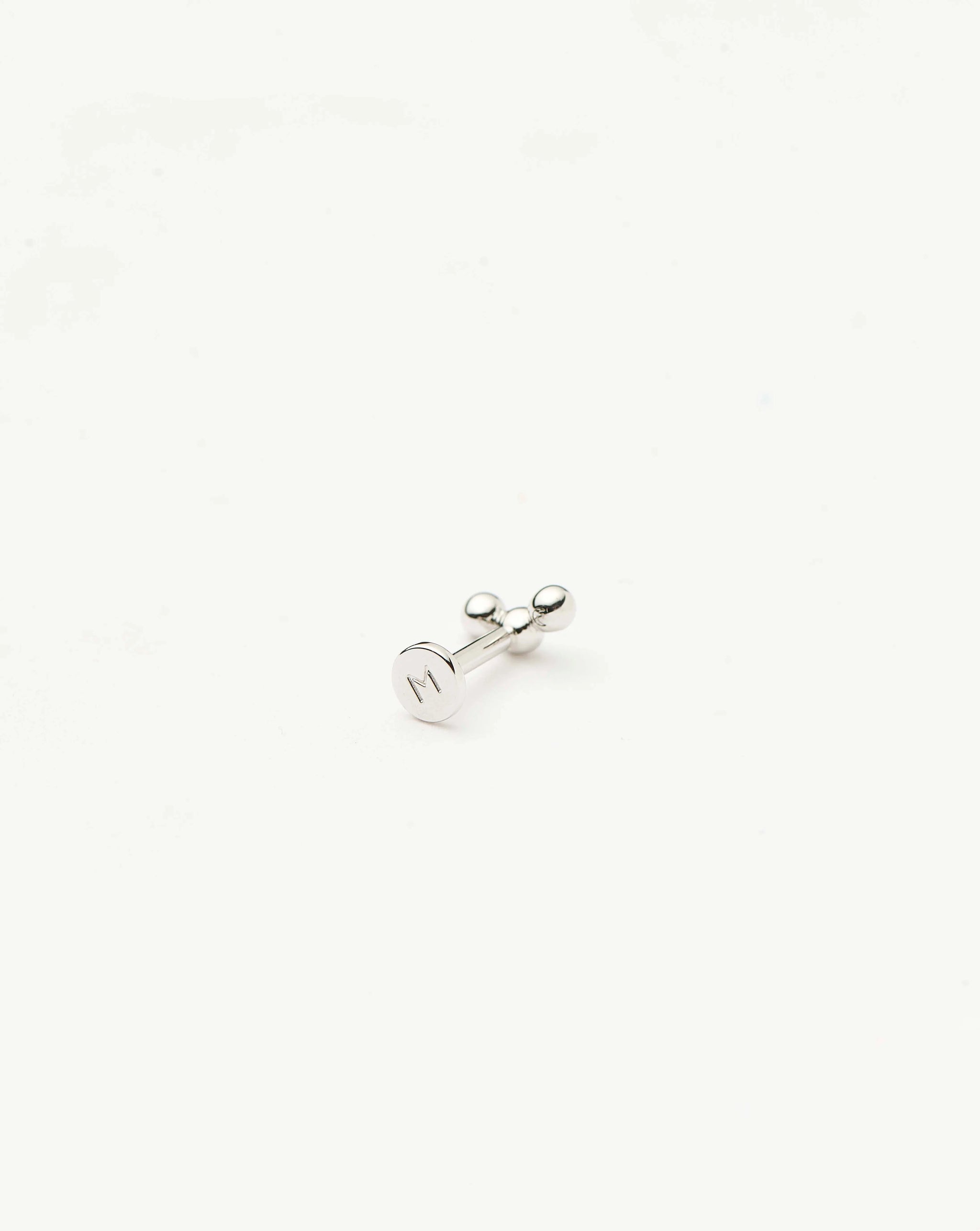 Fine Trio Piercing Stud Earring | 14ct White Gold Earrings Missoma 