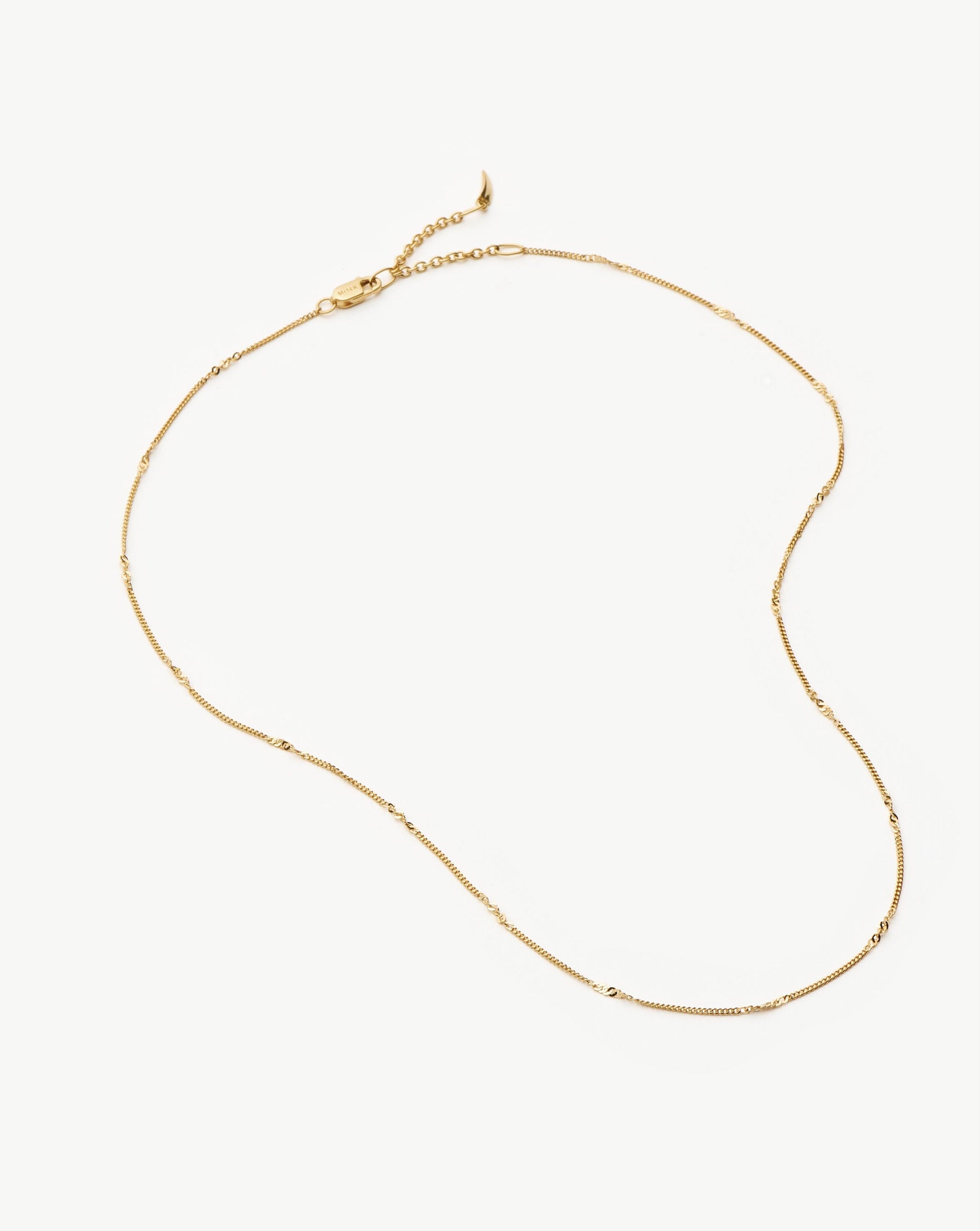 Fine Twisted Curb Chain Choker Necklaces Missoma 