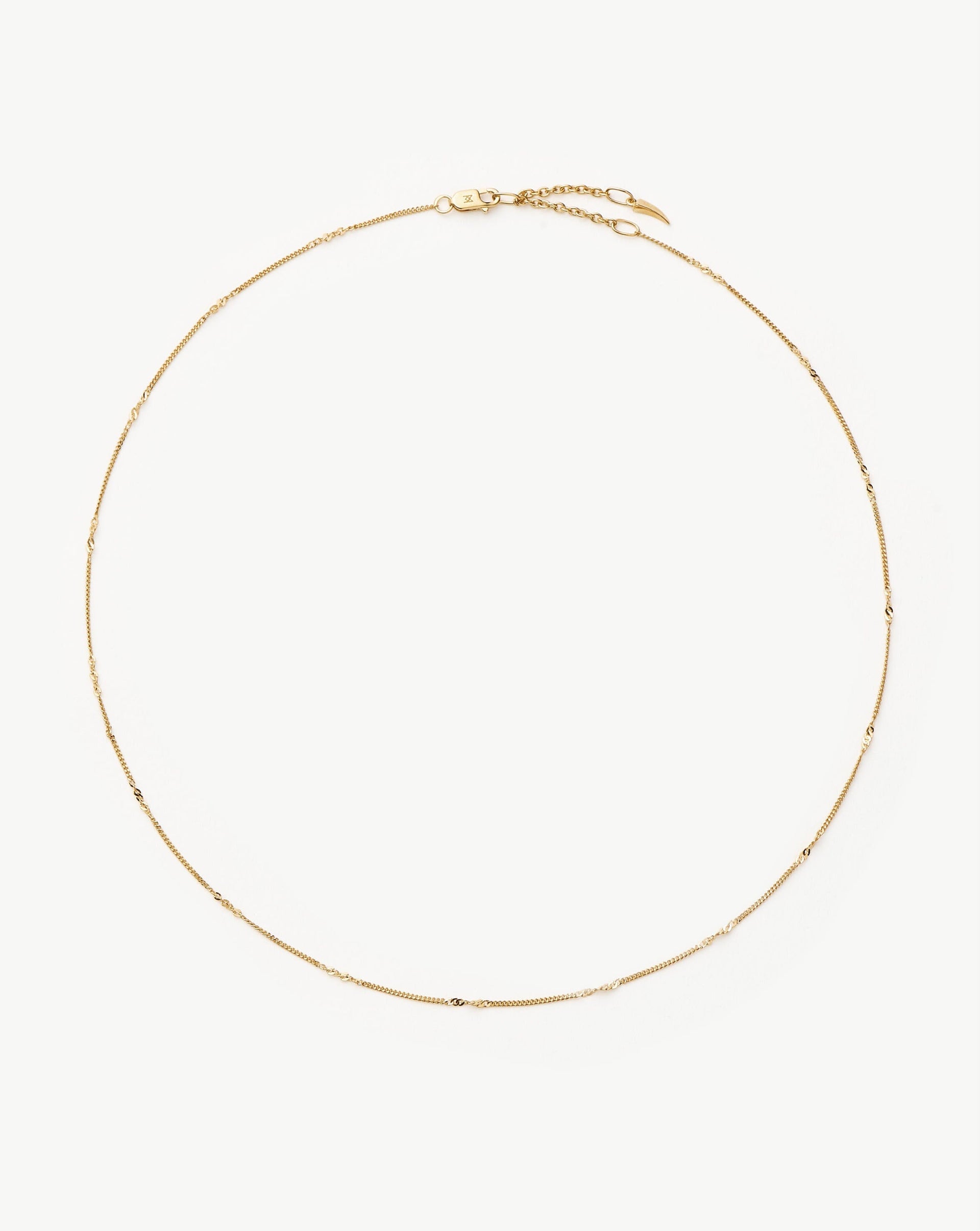 Solid Twisted Curb Chain Choker