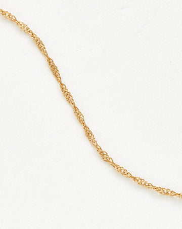 Fine Twisted Short Chain Necklace Necklaces Missoma 