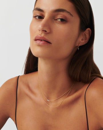 Fine Twisted Short Chain Necklace Necklaces Missoma 