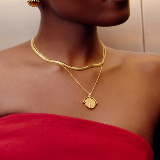 Flat Snake Chain Necklace Necklaces Missoma 