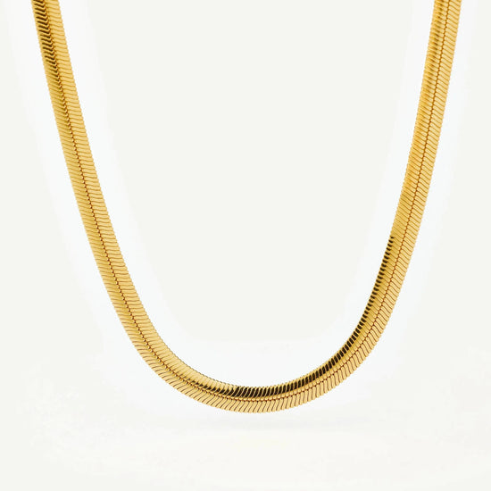 Flat Snake Chain Necklace Necklaces Missoma 