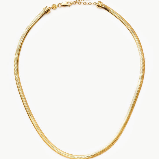 Flat Snake Chain Necklace Necklaces Missoma 