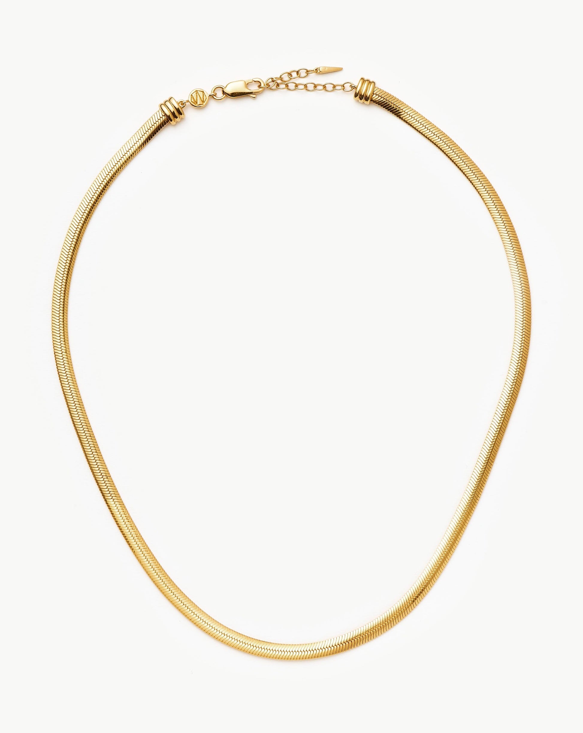 Flat Snake Chain Necklace Necklaces Missoma 