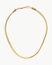 Flat Snake Chain Necklace Necklaces Missoma 
