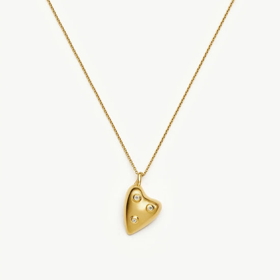 Harris Reed All My Heart Necklace | 18ct Gold Plated/Cubic Zirconia Necklaces Missoma 