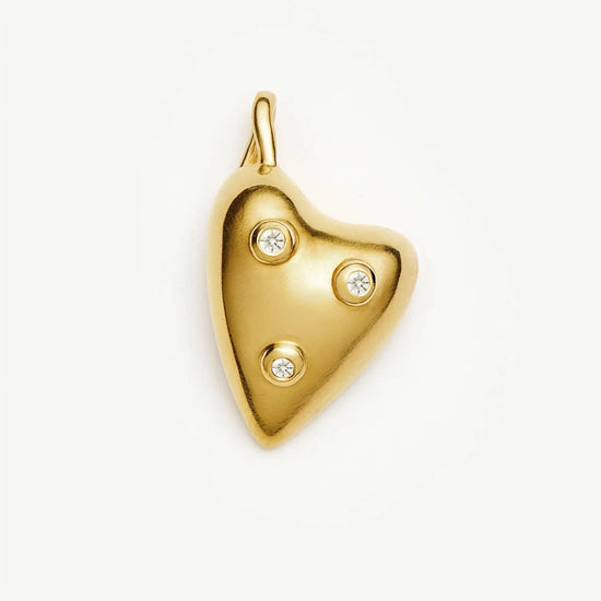Harris Reed All My Heart Pendant | 18ct Gold Plated/Cubic Zirconia Charms & Pendants Missoma 