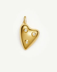 Harris Reed All My Heart Pendant | 18ct Gold Plated/Cubic Zirconia Charms & Pendants Missoma 