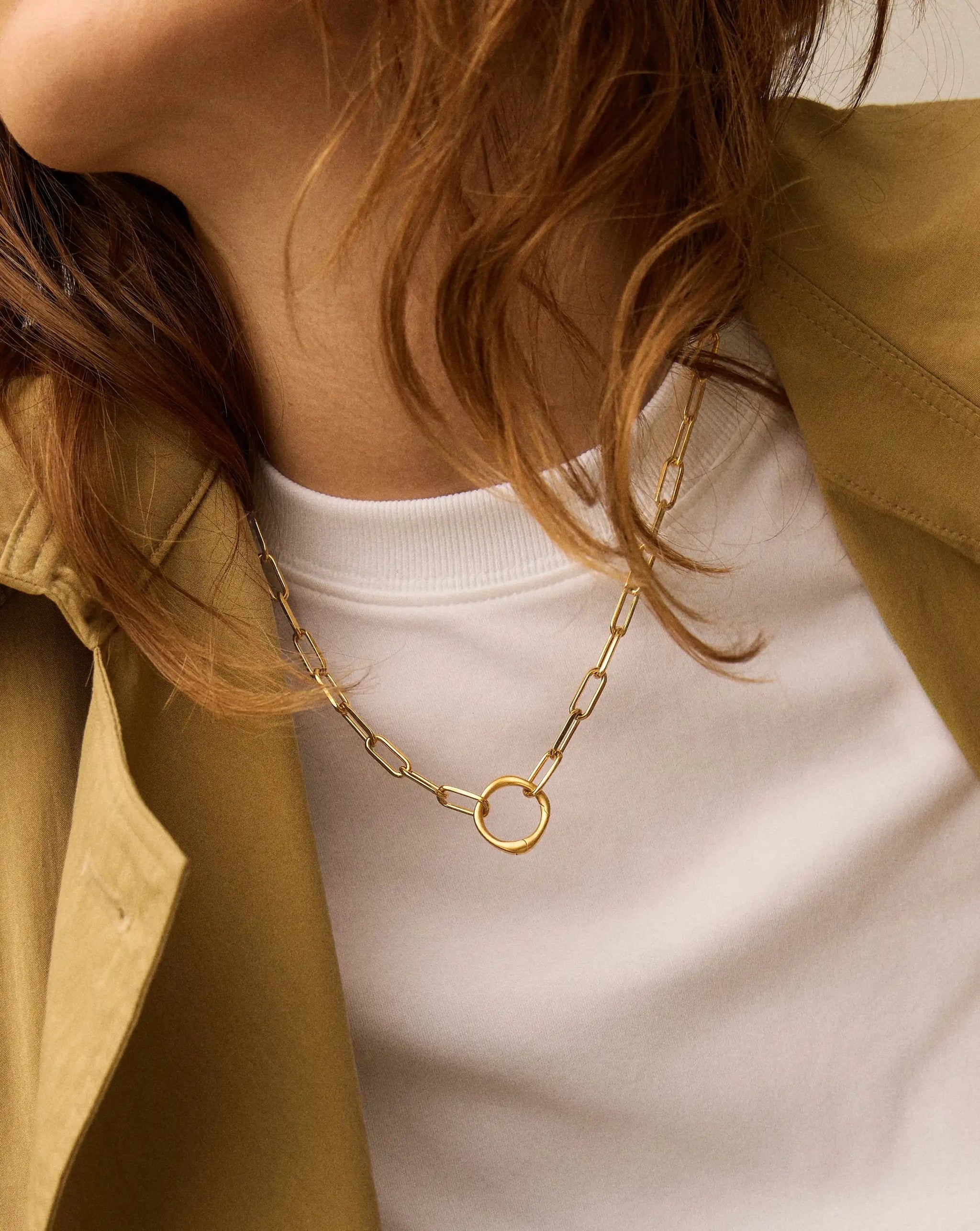 Harris Reed Interlinked Chain Necklace | 18ct Gold Plated Necklaces Missoma 