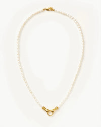 Harris Reed Medium In Good Hands Pearl Pendant Necklace Necklaces Missoma 