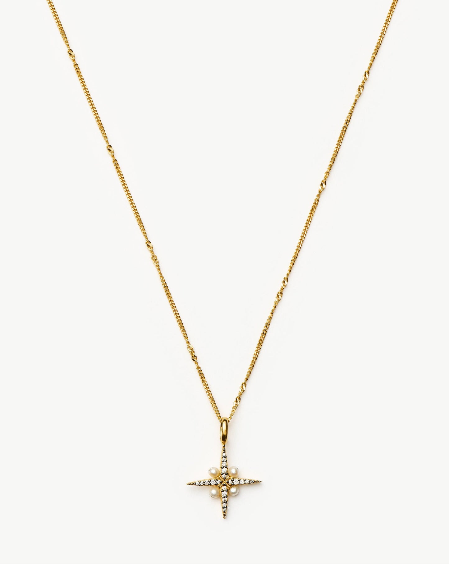 Harris Reed North Star Pearl Necklace | 18ct Gold Vermeil/Pearl Necklaces Missoma 
