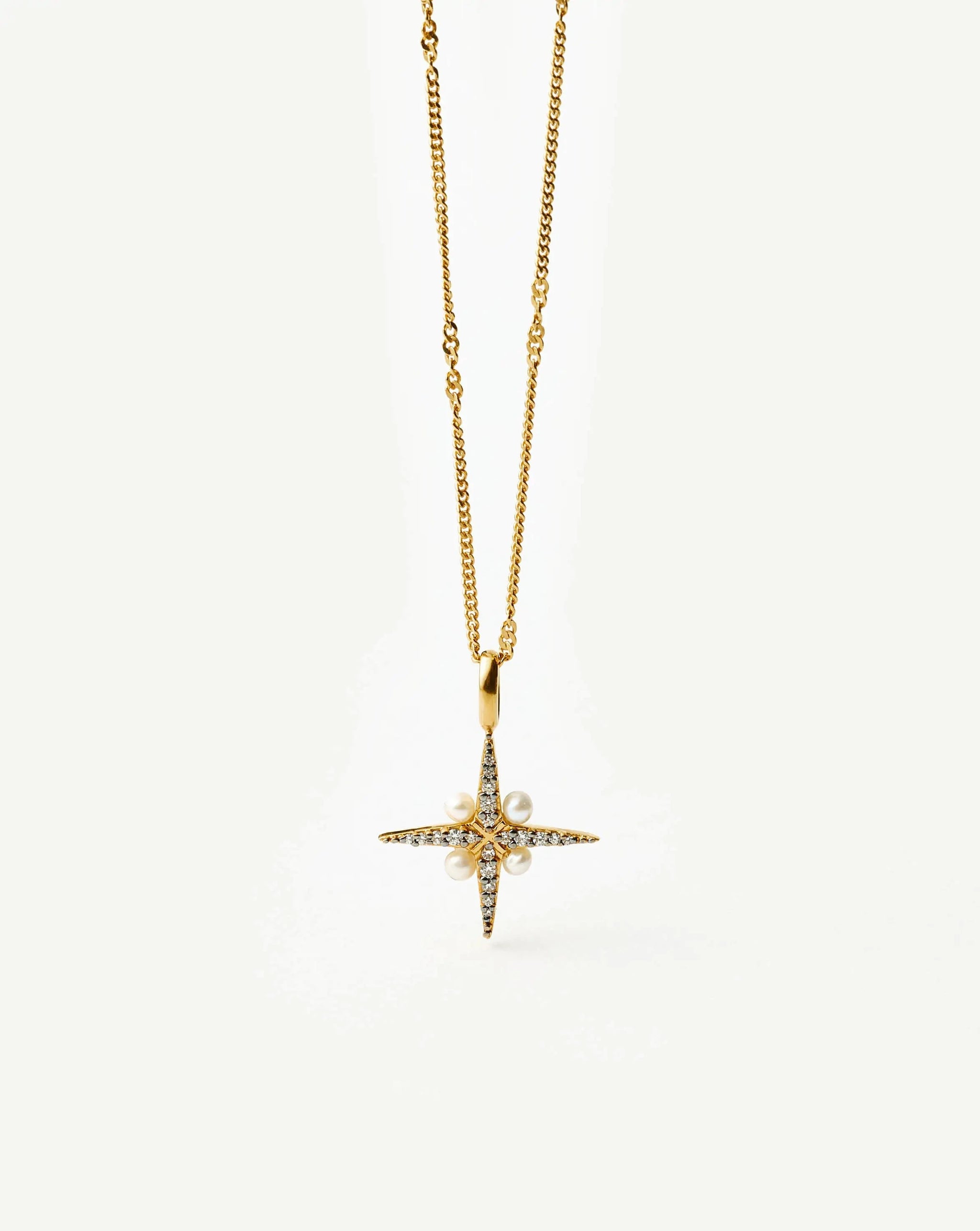 Harris Reed North Star Pearl Necklace | Gold/Pearl Necklaces Missoma 