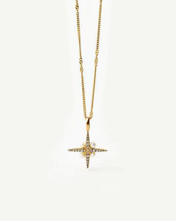Harris Reed North Star Pearl Necklace | Gold/Pearl Necklaces Missoma 