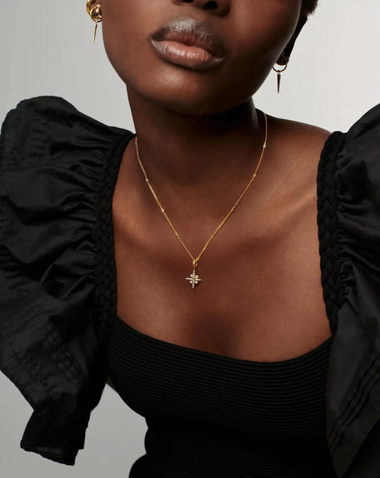 Harris Reed North Star Pearl Necklace | Gold/Pearl Necklaces Missoma 