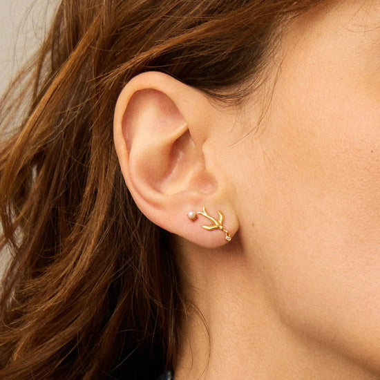 Harris Reed Taking Flight Ear Climbers | 18ct Gold Plated/Cubic Zirconia Earrings Missoma 