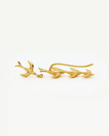 Harris Reed Taking Flight Ear Climbers | 18ct Gold Plated/Cubic Zirconia Earrings Missoma 