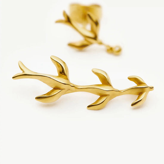 Harris Reed Taking Flight Ear Climbers | 18ct Gold Plated/Cubic Zirconia Earrings Missoma 