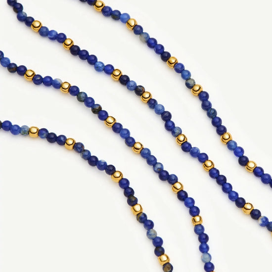 Harris Reed Taking Flight Keepsake Necklace | 18ct Gold Plated/Blue Sodalite Necklaces Missoma 