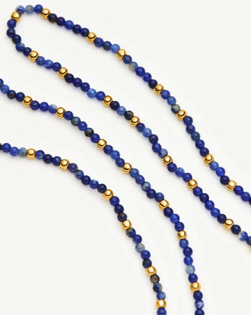 Harris Reed Taking Flight Keepsake Necklace | 18ct Gold Plated/Blue Sodalite Necklaces Missoma 