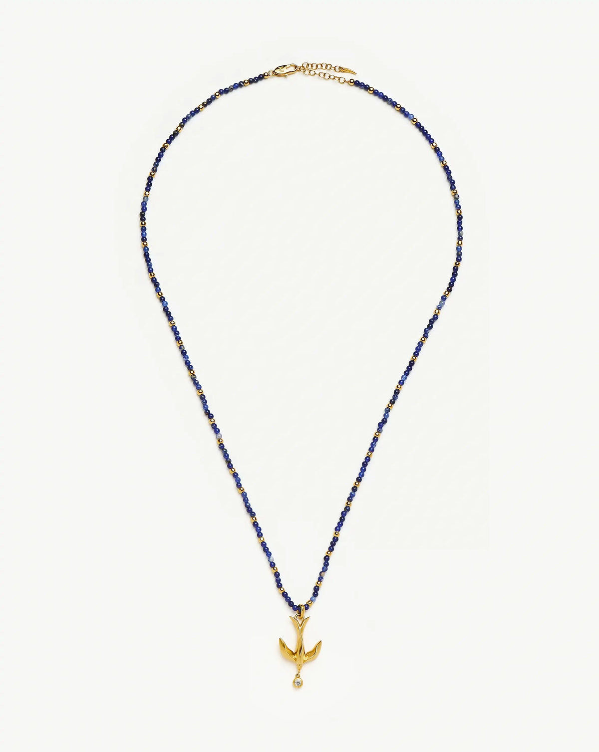 Harris Reed Taking Flight Keepsake Necklace | 18ct Gold Plated/Blue Sodalite Necklaces Missoma 