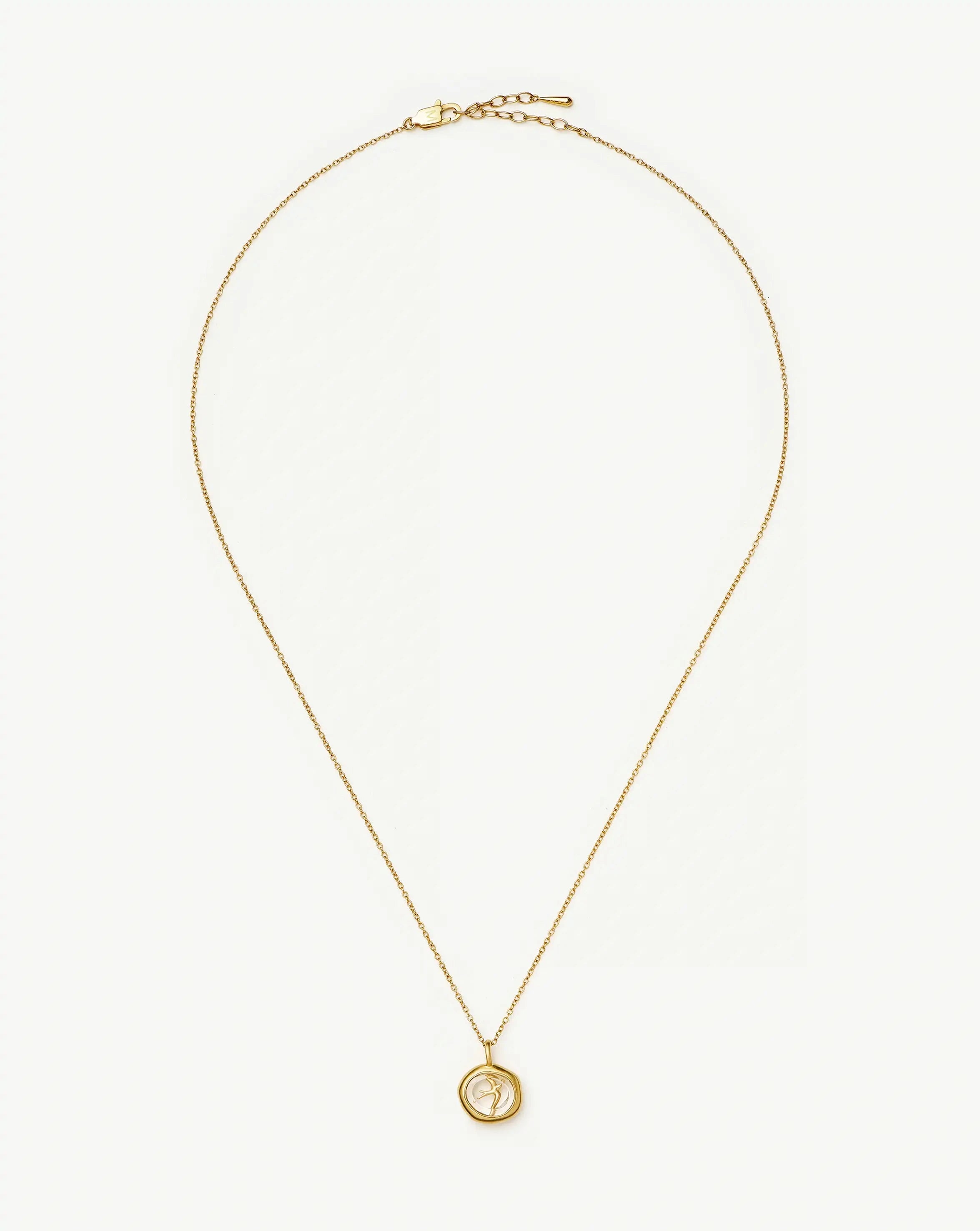 Harris Reed Taking Flight Mini Pendant Necklace | 18ct Gold Plated/Crystal Quartz, Cubic Zirconia Necklaces Missoma 