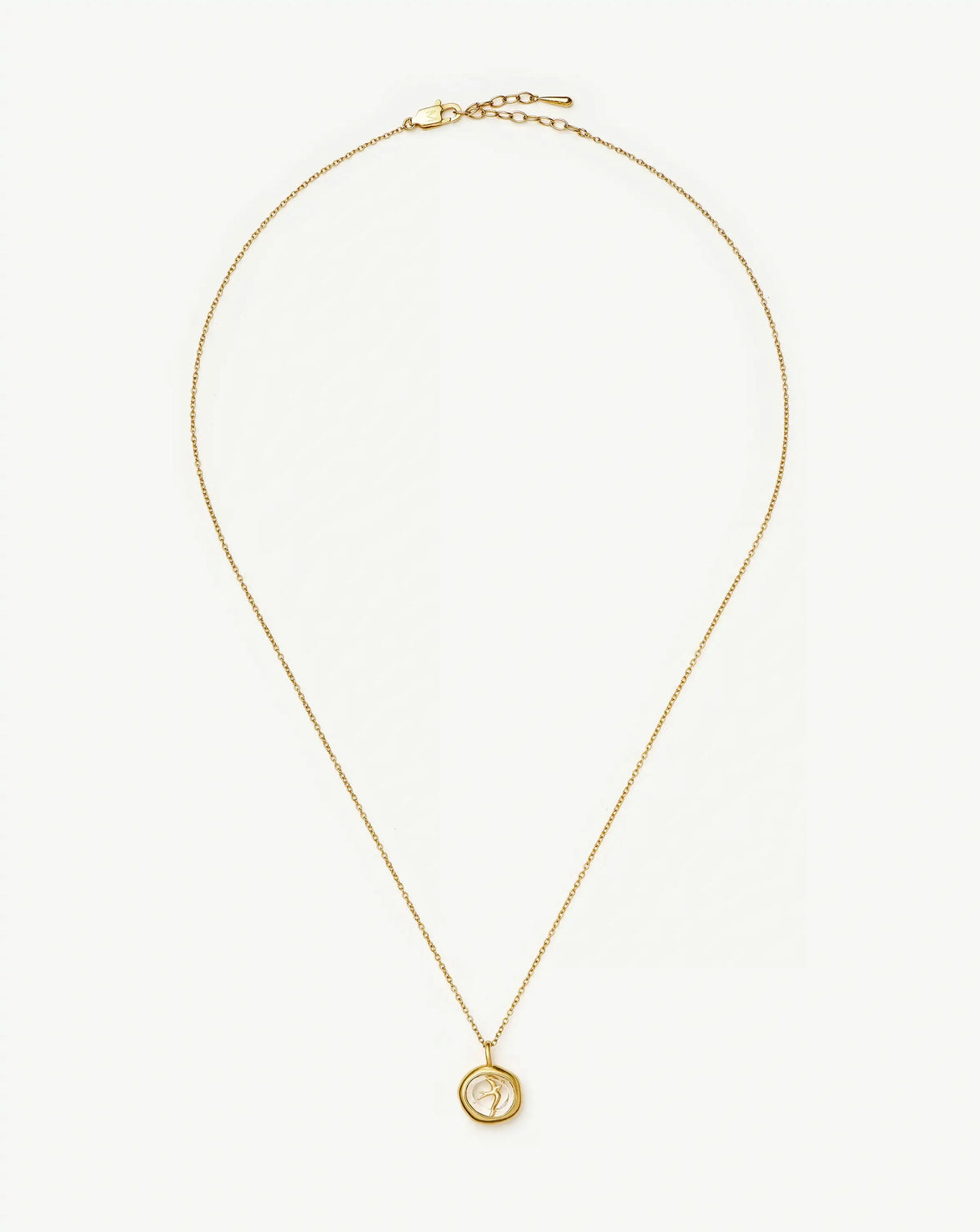 Harris Reed Taking Flight Mini Pendant Necklace | 18ct Gold Plated/Crystal Quartz, Cubic Zirconia Necklaces Missoma 