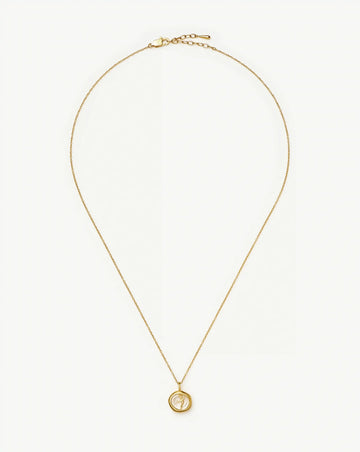 Harris Reed Taking Flight Mini Pendant Necklace | 18ct Gold Plated/Crystal Quartz, Cubic Zirconia Necklaces Missoma 