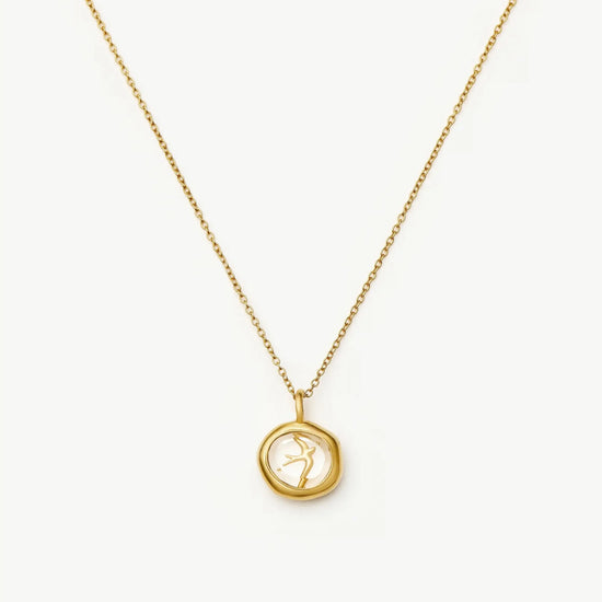 Harris Reed Taking Flight Mini Pendant Necklace | 18ct Gold Plated/Crystal Quartz, Cubic Zirconia Necklaces Missoma 
