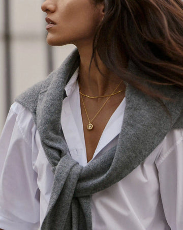 Harris Reed Taking Flight Mini Pendant Necklace | 18ct Gold Plated/Crystal Quartz, Cubic Zirconia Necklaces Missoma 