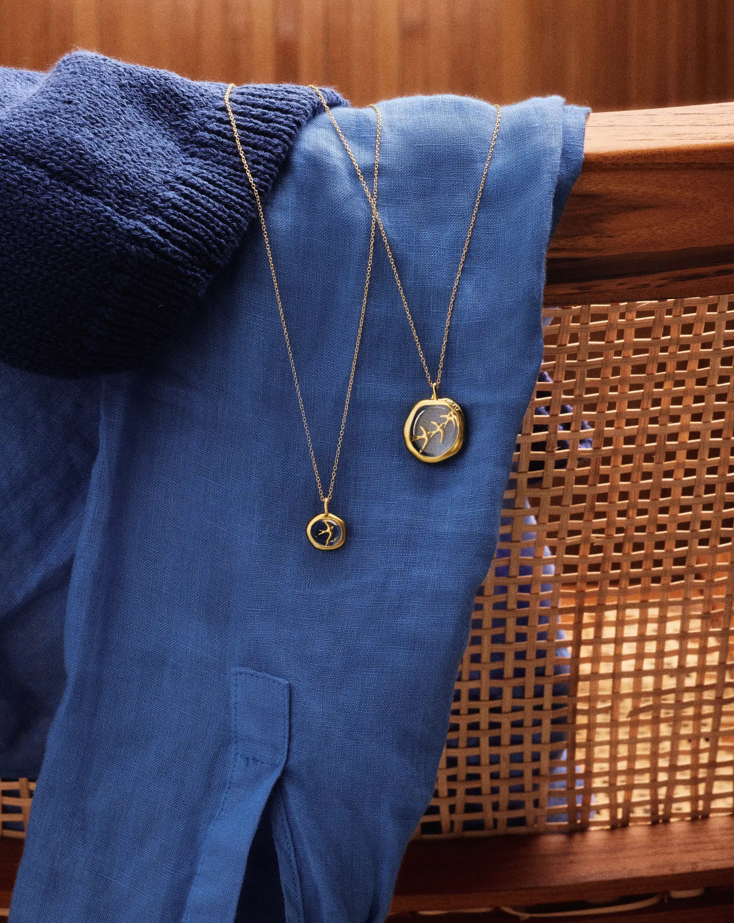 Harris Reed Taking Flight Mini Pendant Necklace | 18ct Gold Plated/Crystal Quartz, Cubic Zirconia Necklaces Missoma 