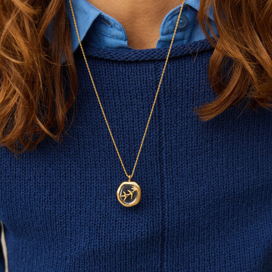 Harris Reed Taking Flight Pendant | 18ct Gold Plated/Crystal Quartz,Cubic Zirconia Charms & Pendants Missoma 