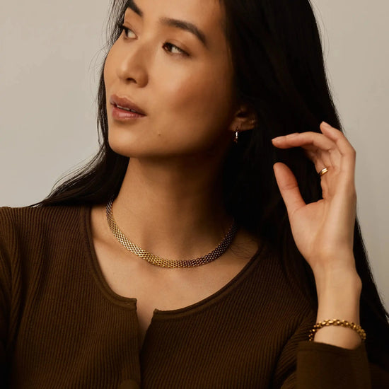 Heirloom Chain Choker Necklace | 18ct Gold Plated Necklaces Missoma 