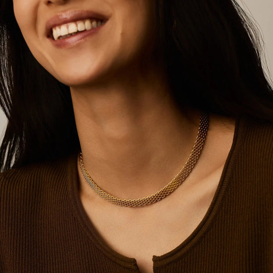 Heirloom Chain Choker Necklace | 18ct Gold Plated Necklaces Missoma 