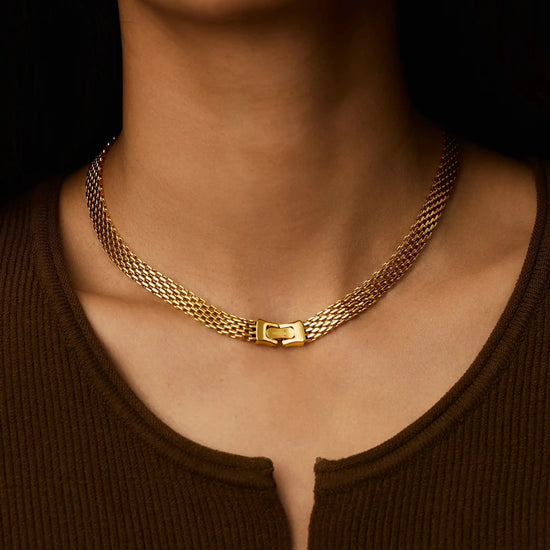 Heirloom Chain Choker Necklace | 18ct Gold Plated Necklaces Missoma 